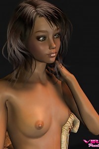 Breathtaking Delicate 3d Babe Demonstrates Her Dazzling Long Legs In Flirtatious Nylons