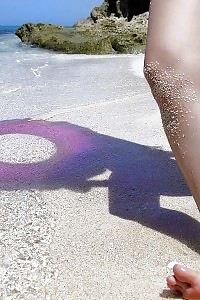 Oversexed Asian Queen Floats In The Water Nude Having Her Birthday