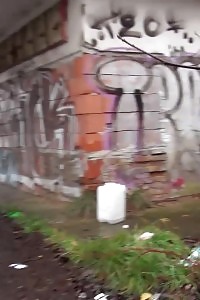 Black-haired Is Shot In A Piss Fail Sweating Her Lingerie