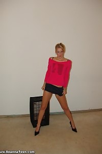 Sea Goes Naughty Topless In Garage